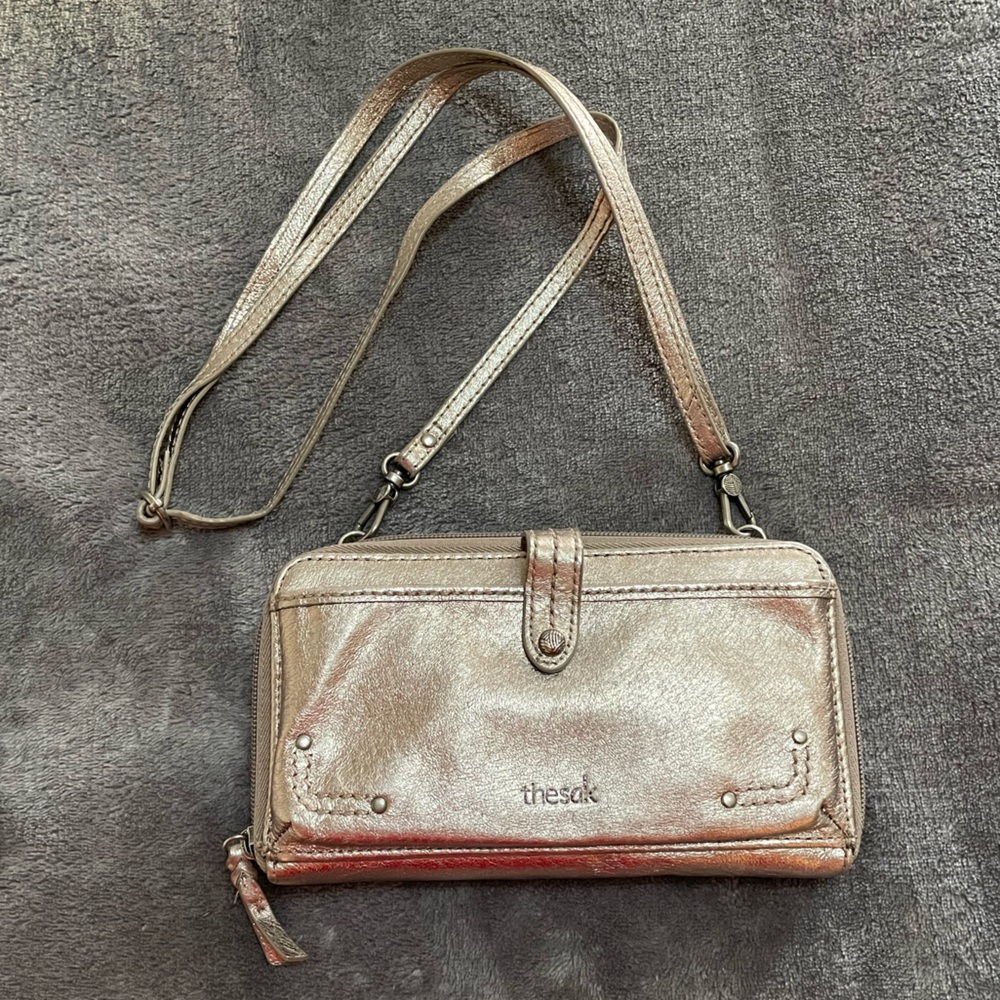 The Sak Cross Body Bag Purse Wallet Clutch